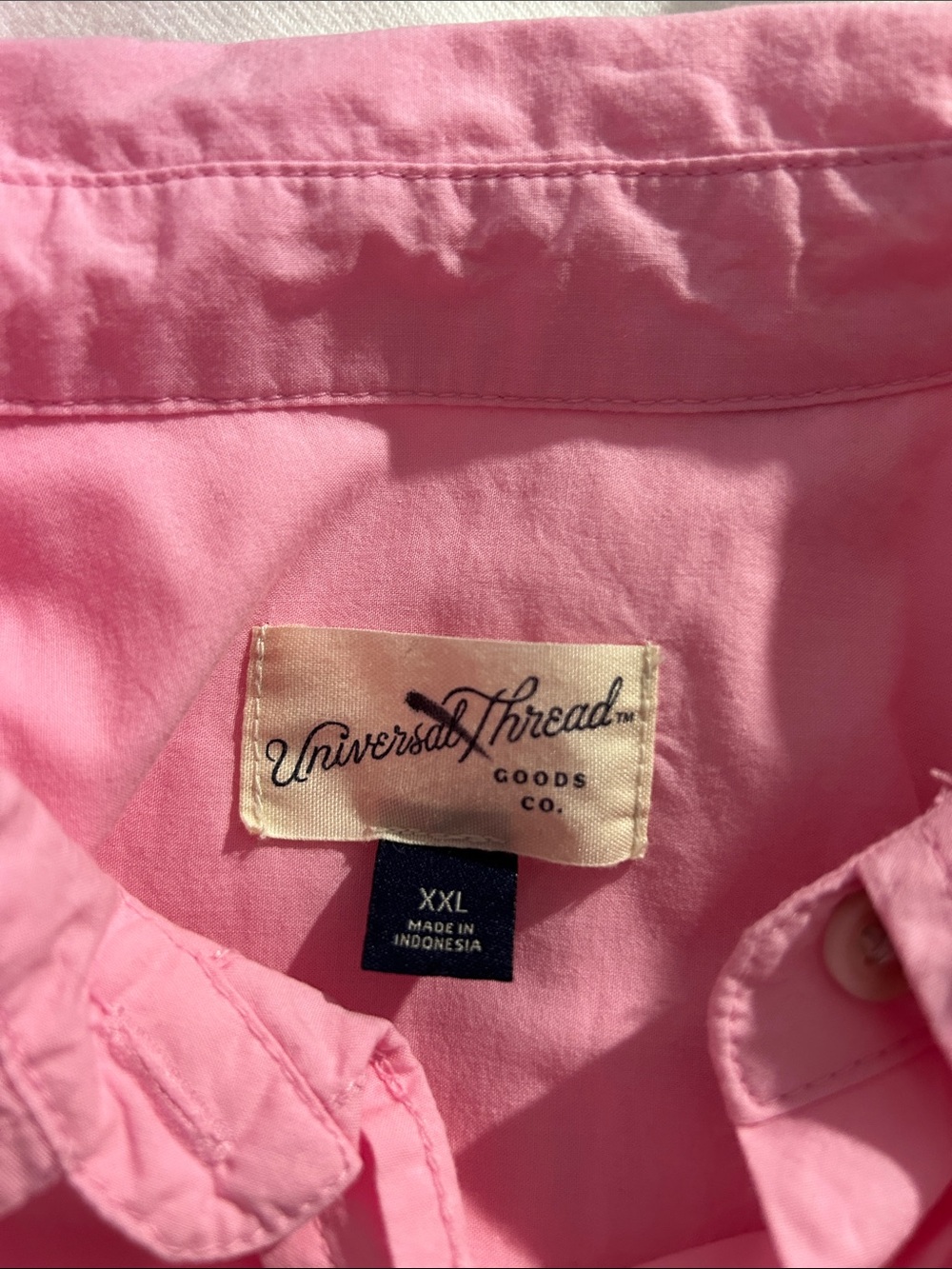 Universal Thread Pink Button-Front Drawstring Maxi Dress - Picture 6 of 9